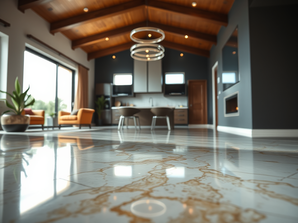 Decorative Epoxy Floor Options for Modern Orange County Homes